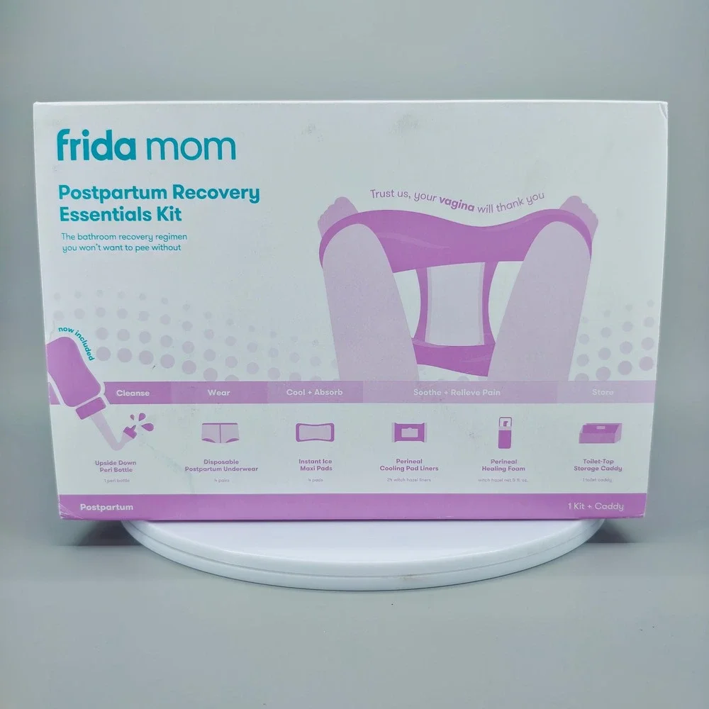 Frida Mom Postpartum Recovery Essentials Kit 5-Step Regimen with Caddy